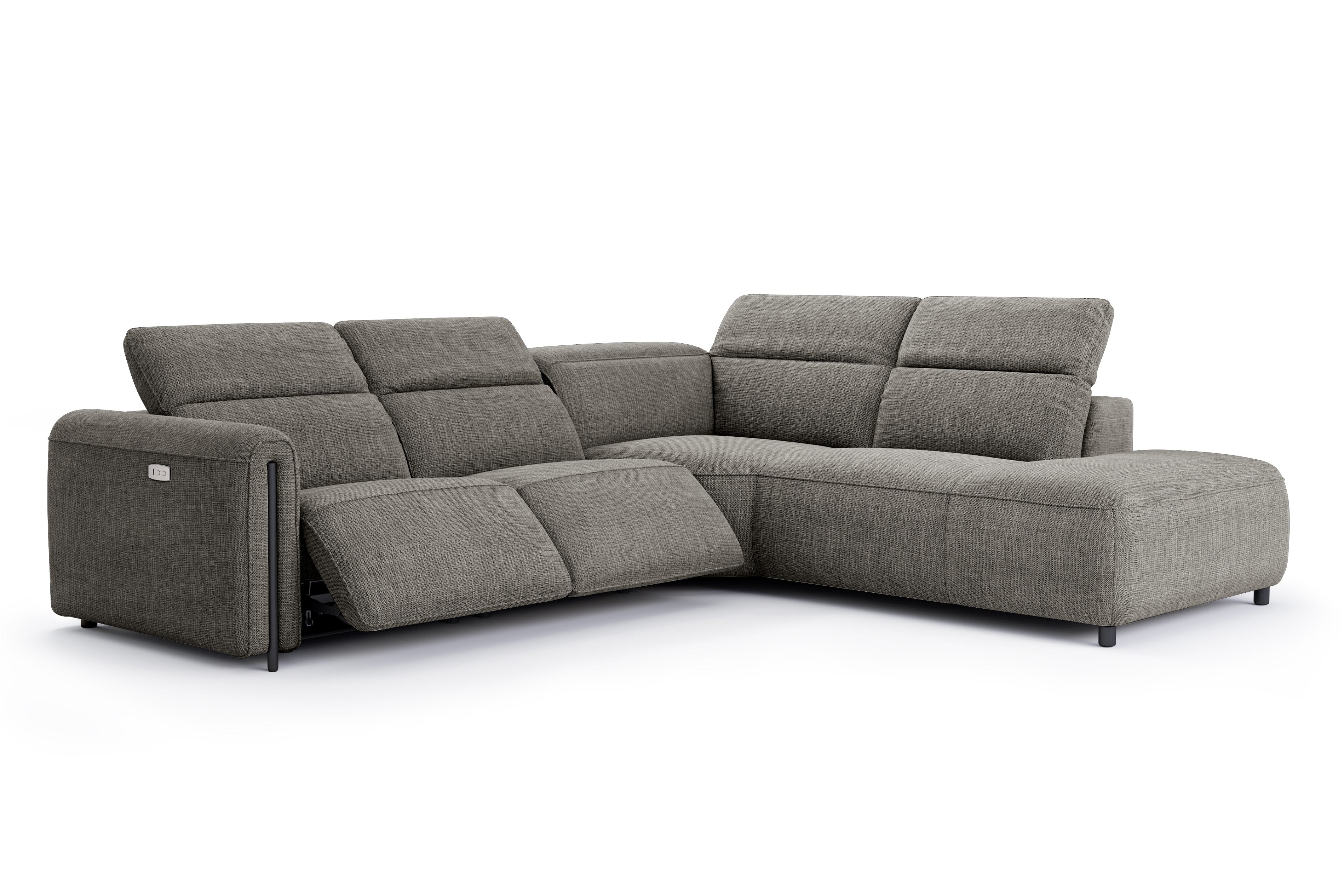 Octavia Fabric Reclining Corner Sectional Cloud Lounge