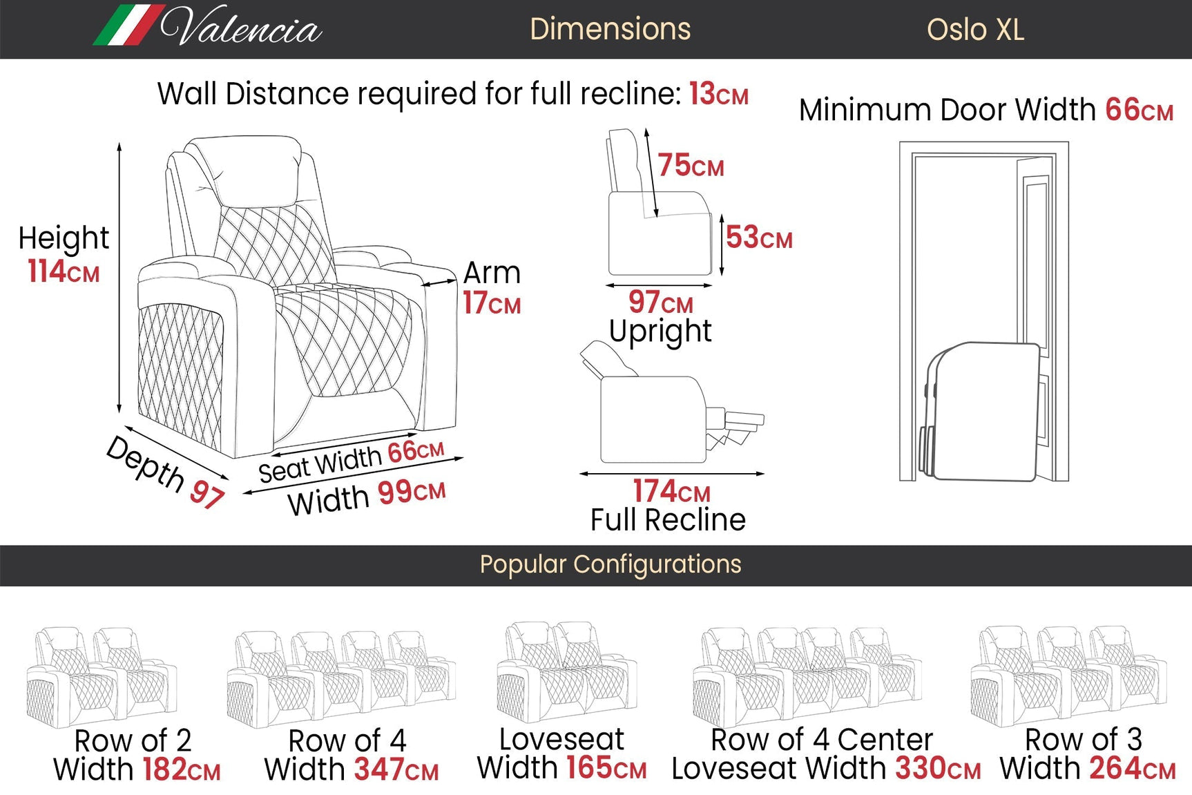 Oslo XL Home Theater Lounge