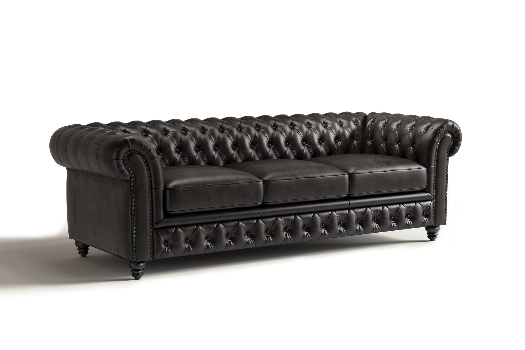 Parma Leather Chesterfield Lounge