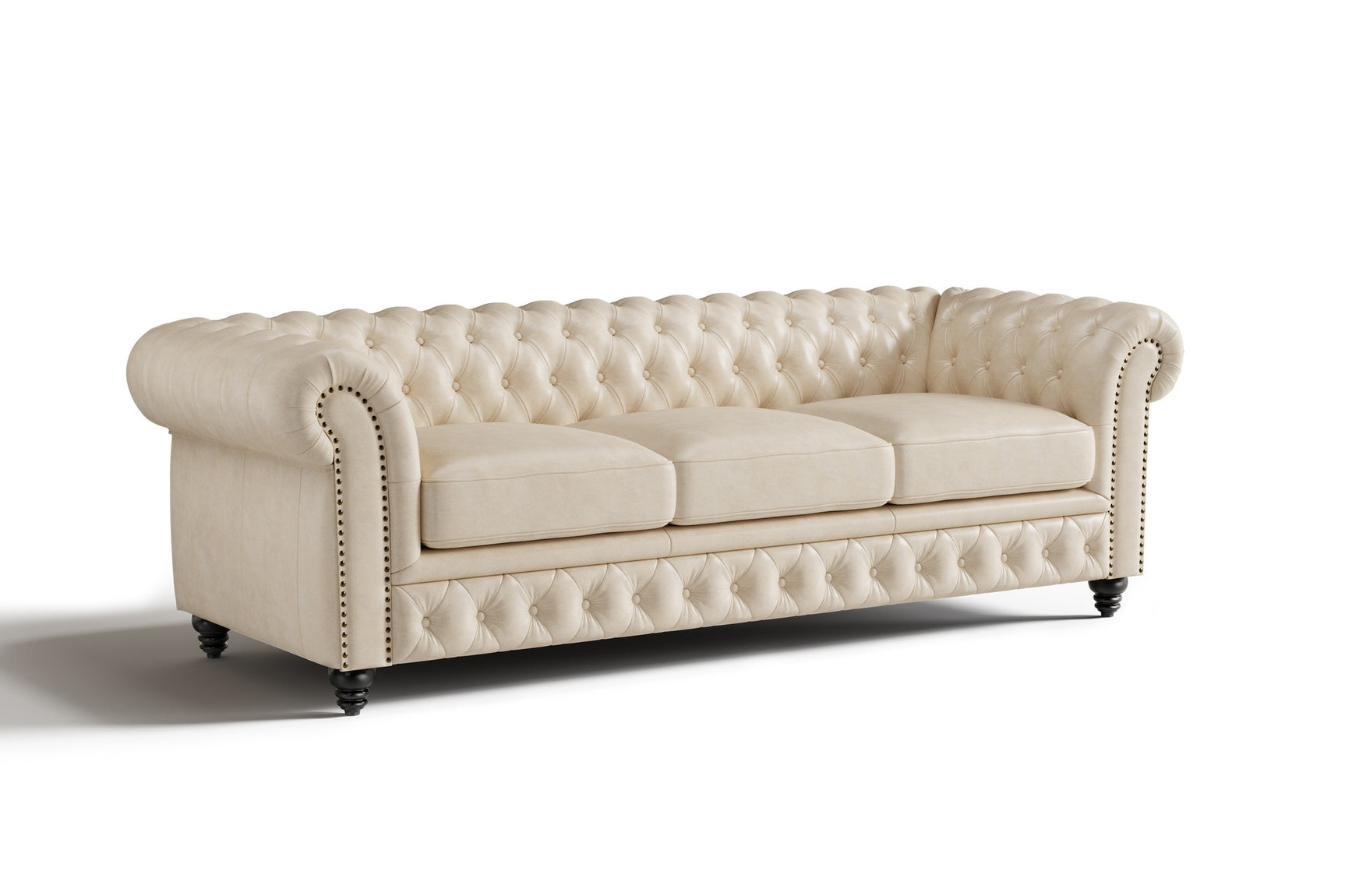 Parma Leather Chesterfield Lounge