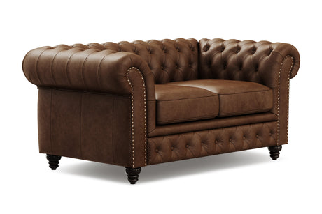 Parma Leather Chesterfield Lounge