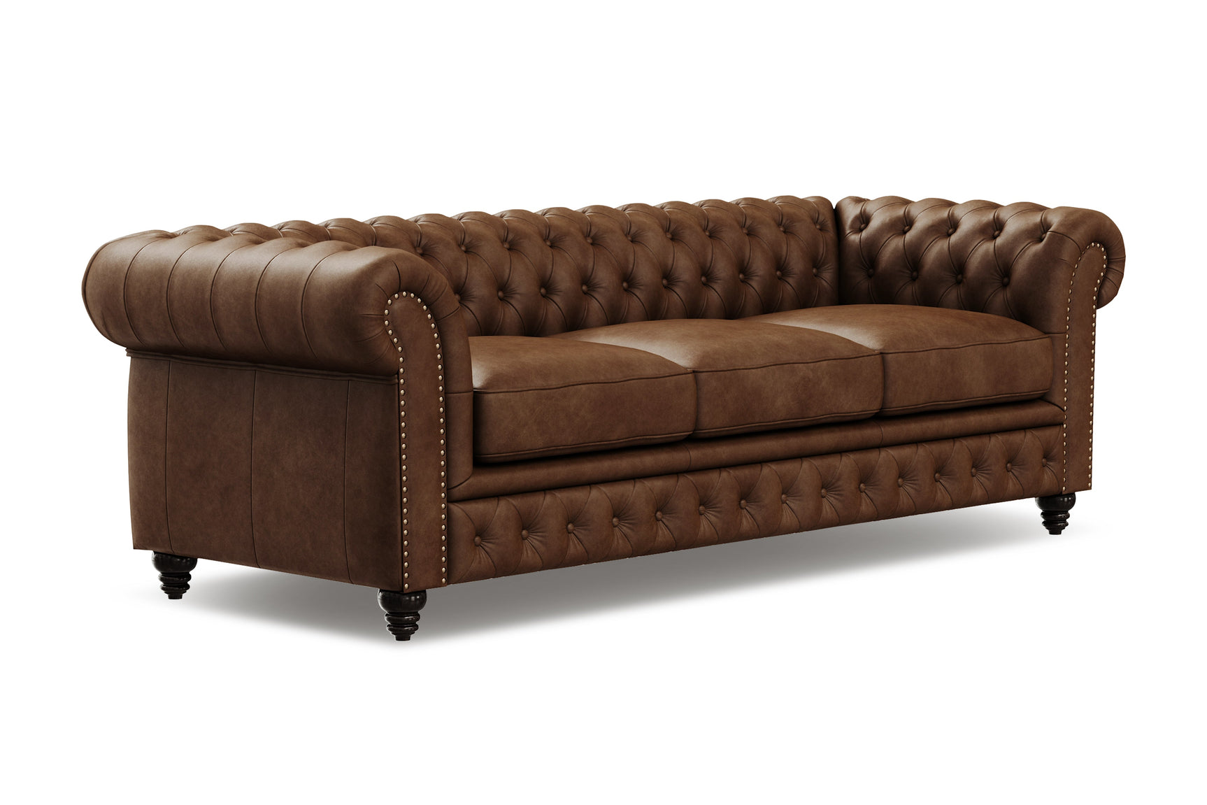 Parma Leather Chesterfield Lounge