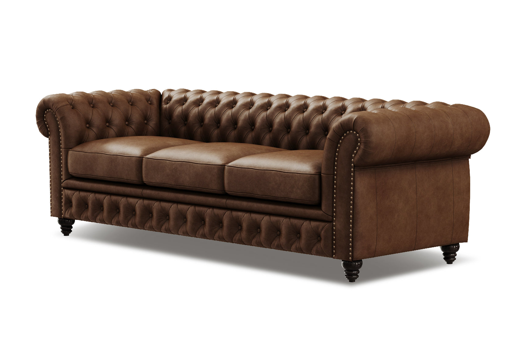 Parma Leather Chesterfield Lounge