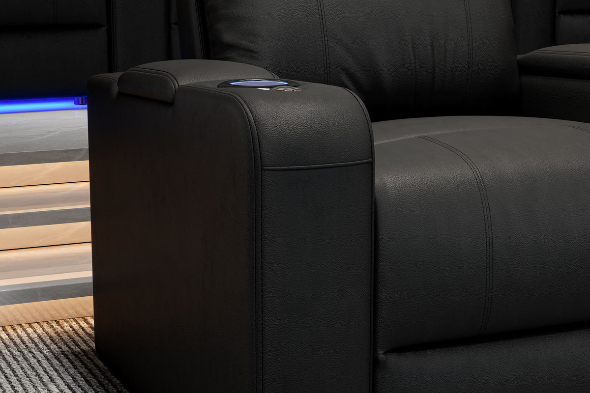 Piacenza Power Headrest Home Theater Lounge