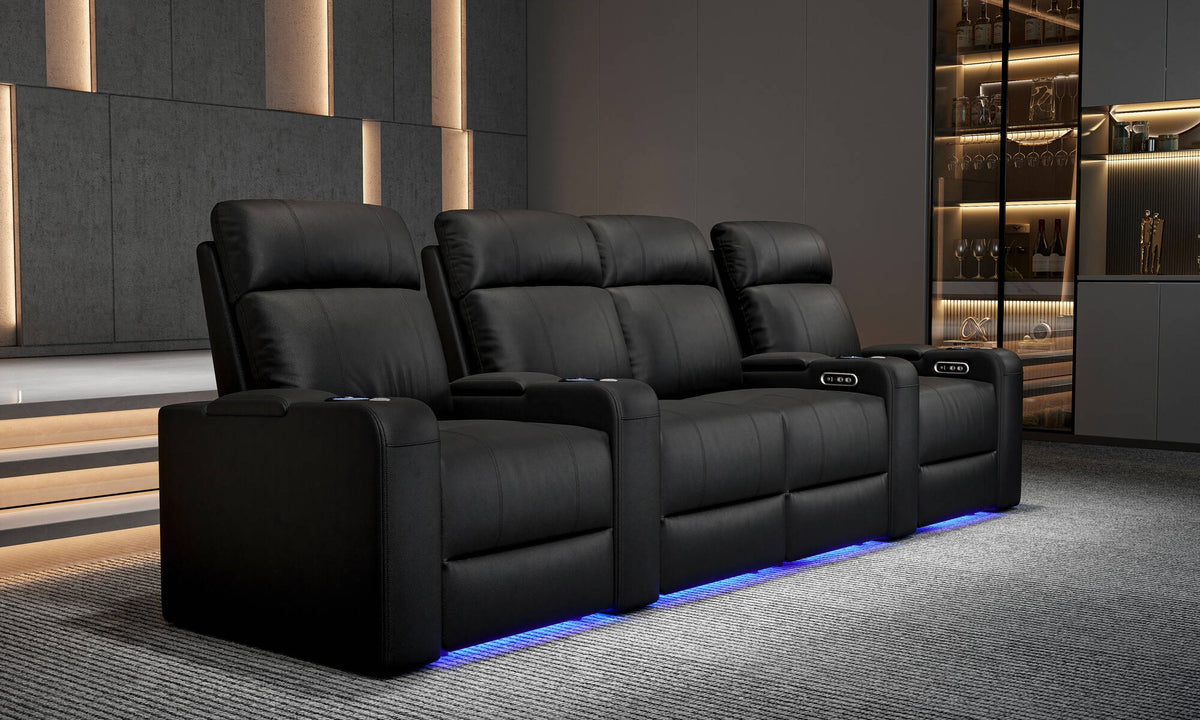 Piacenza Power Headrest Home Theater Lounge