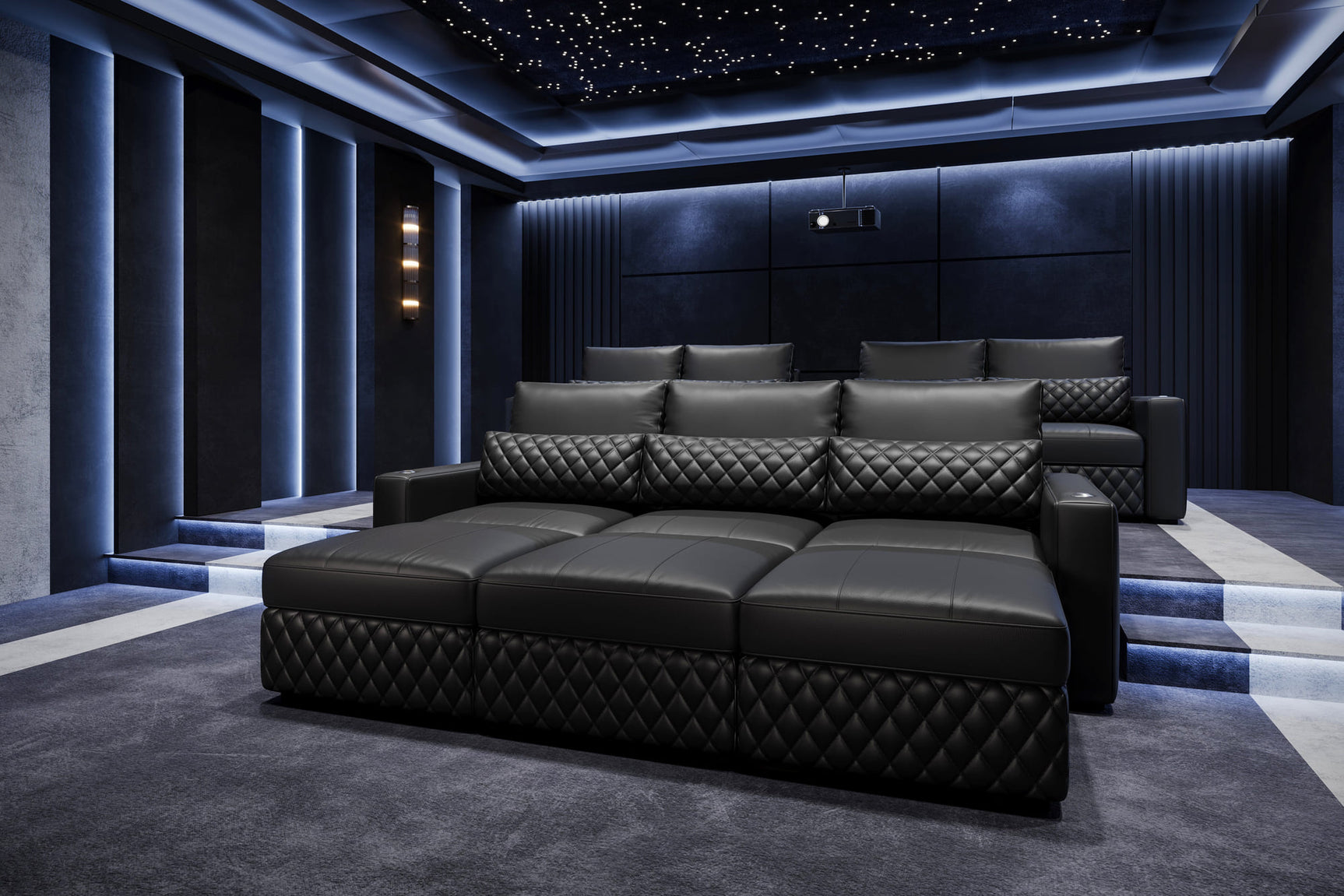 Pisa Leather Lounge Sectional