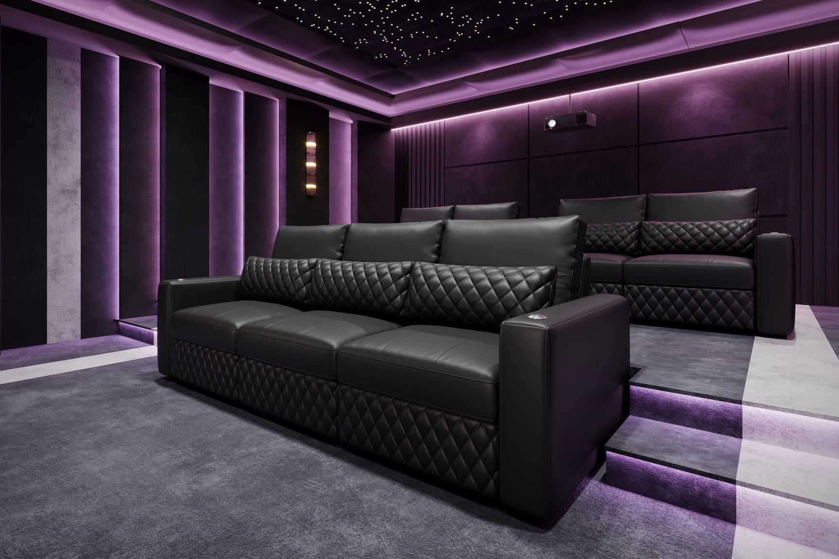 Pisa Leather Lounge Sectional