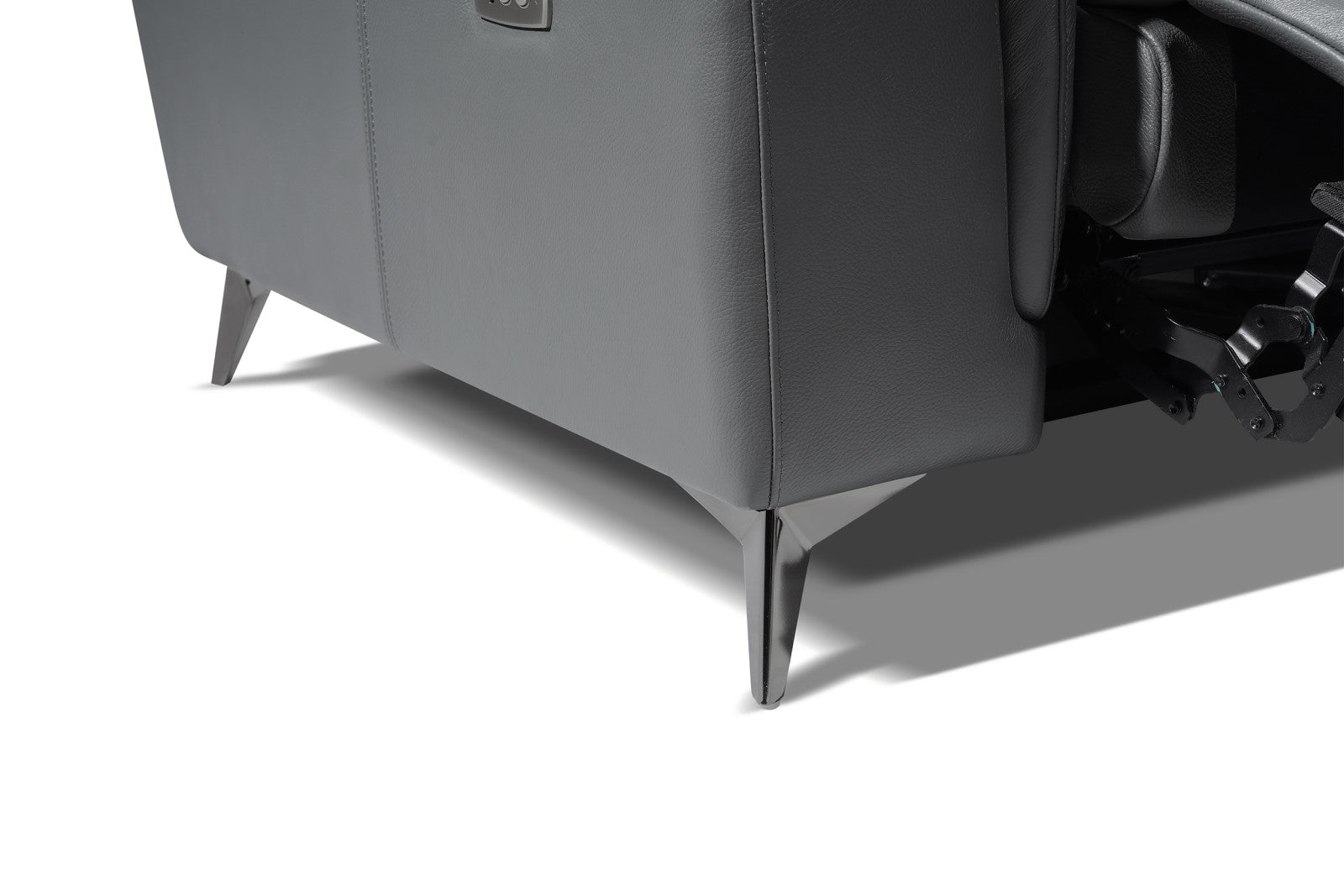 Pista Leather Reclining Sectional Lounge