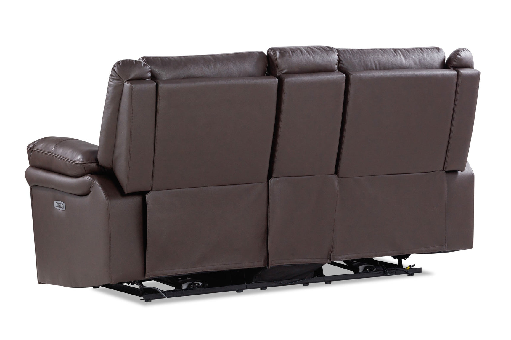 Charlie Leather Recliner Lounge with Console