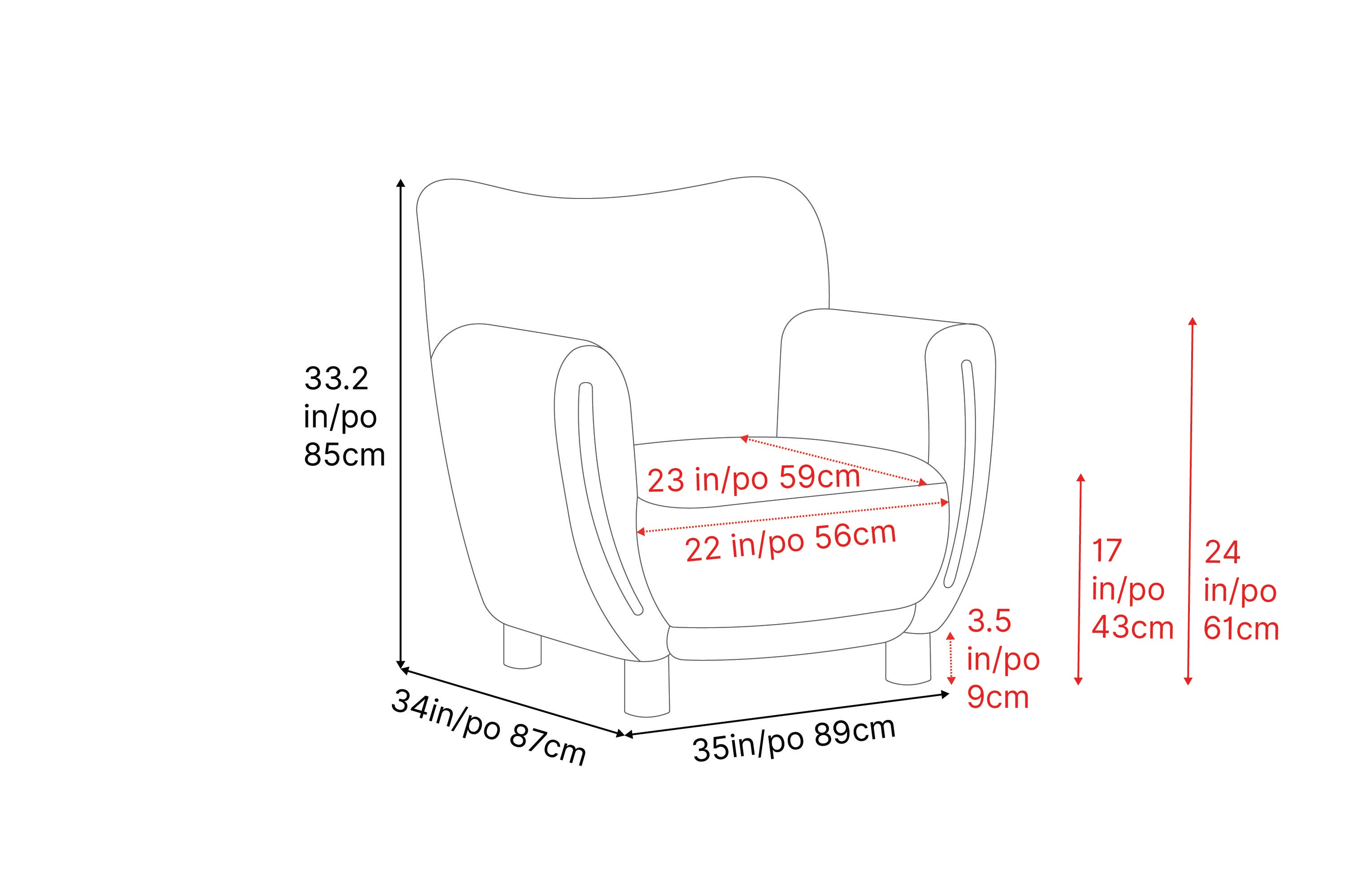 Emerald Velvet Fabric Accent Chair