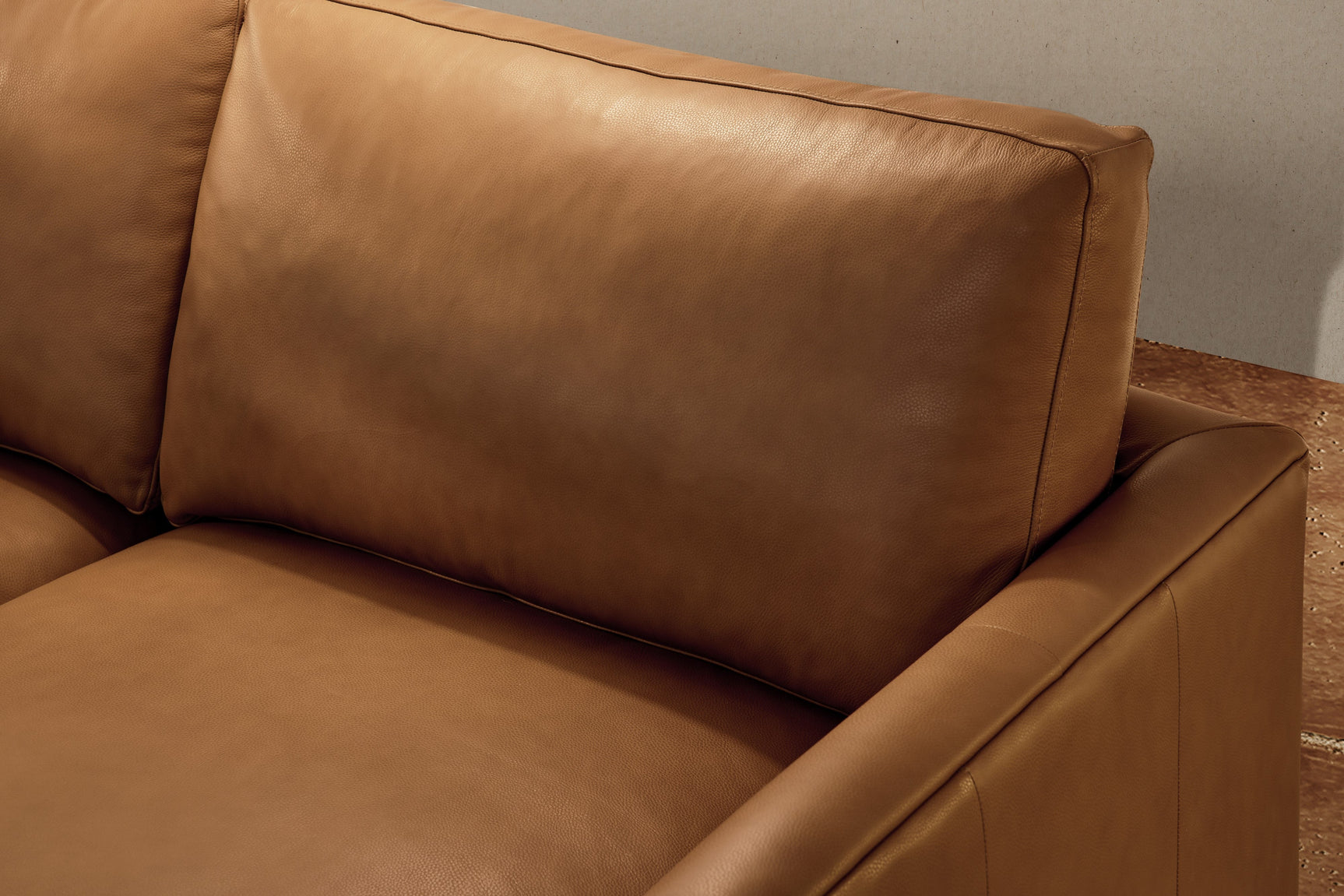 Serena Leather Sectional Lounge