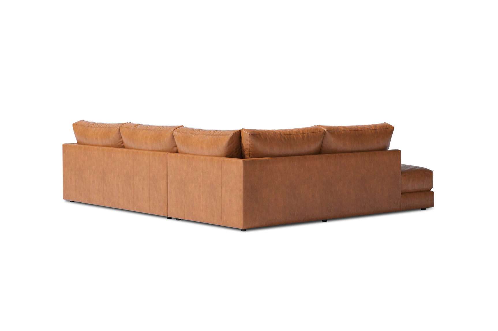 Serena Leather Sectional Lounge