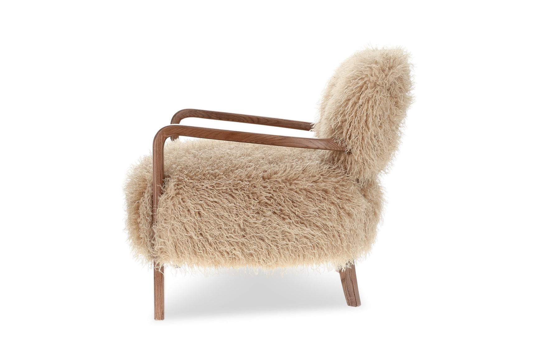 Willow Faux Sheepskin Accent Chair