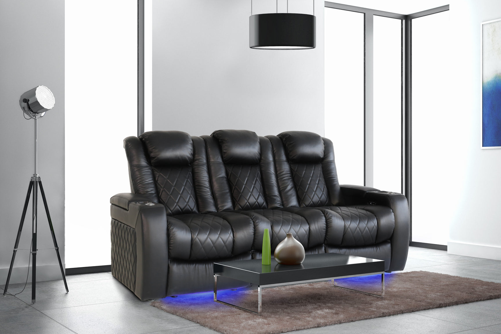 Tuscany Console Home Theater Lounge