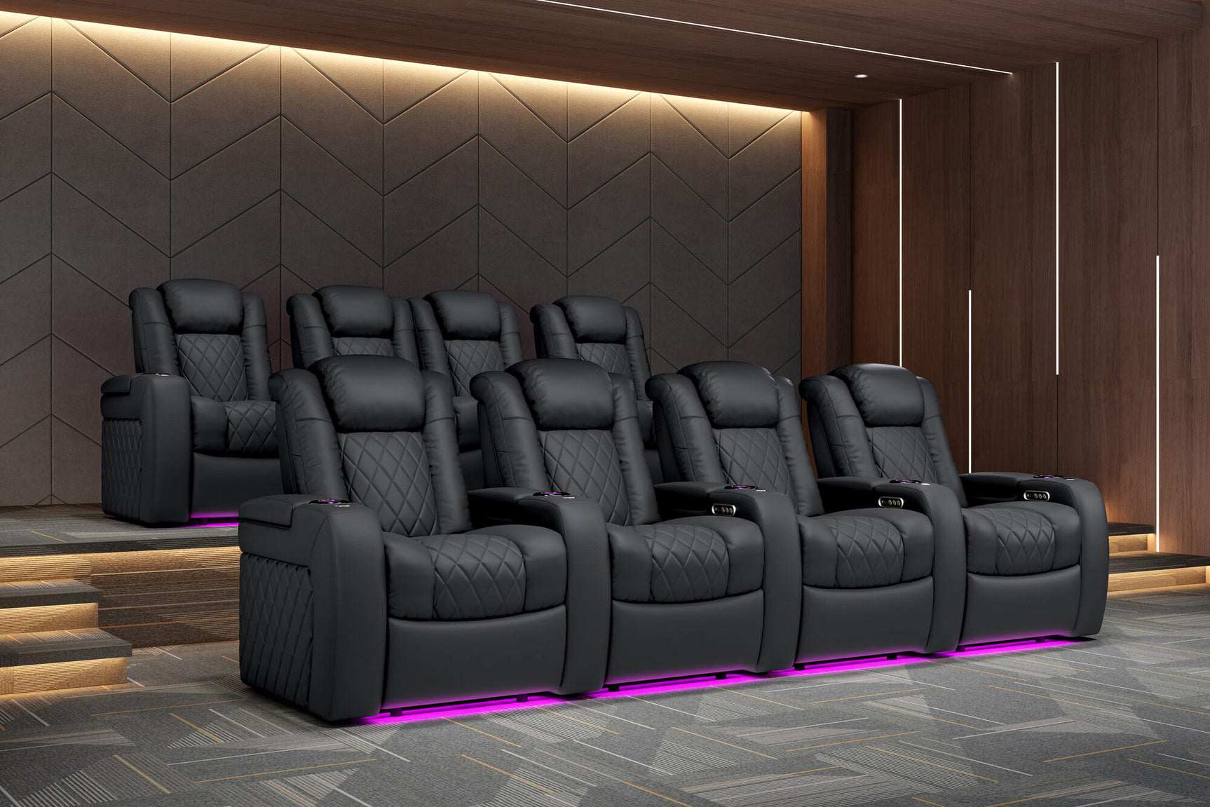 Tuscany Home Theater Lounge