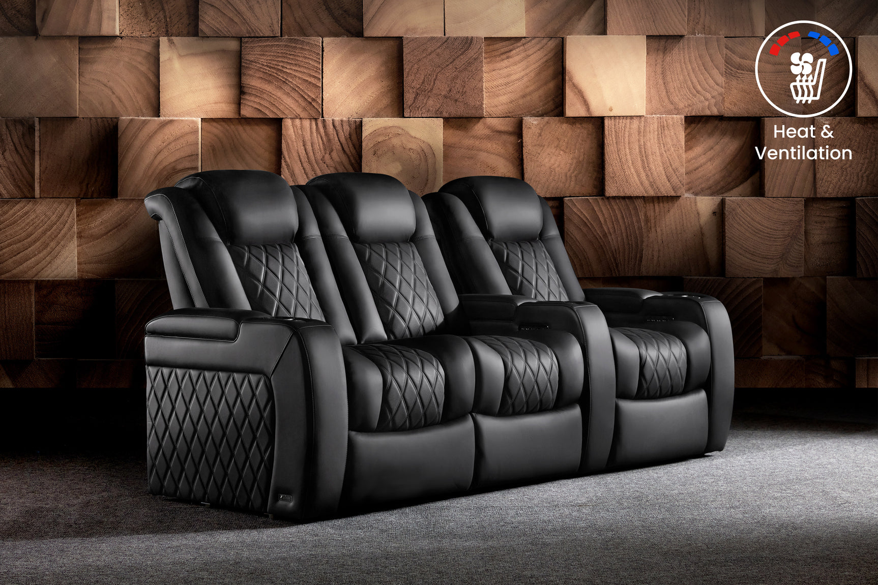 Tuscany Ultimate Heat & Ventilation Home Theater Lounge
