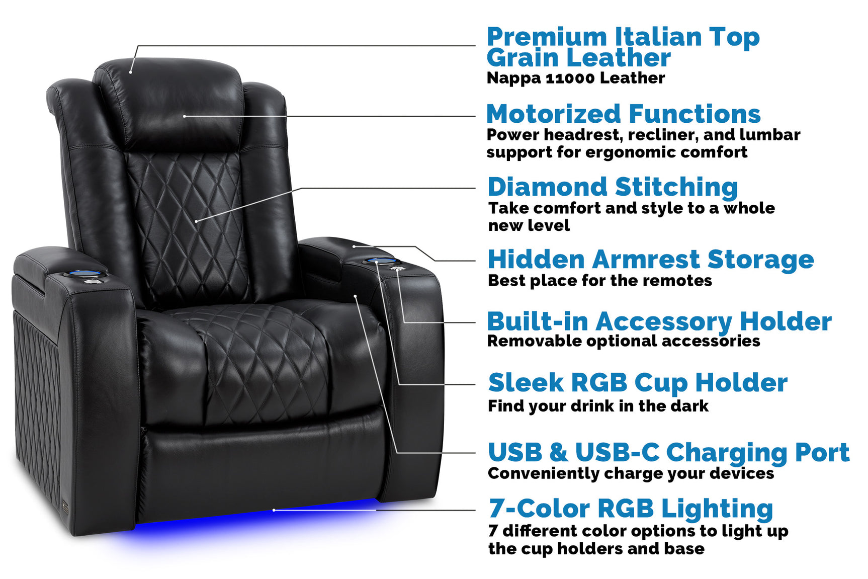 Tuscany XL Home Theater Lounge