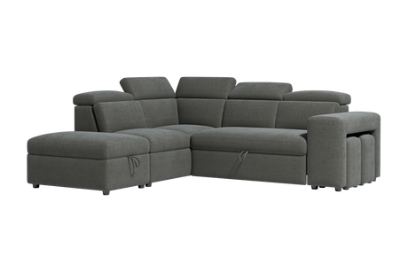 Finn Fabric Sectional Lounge Bed