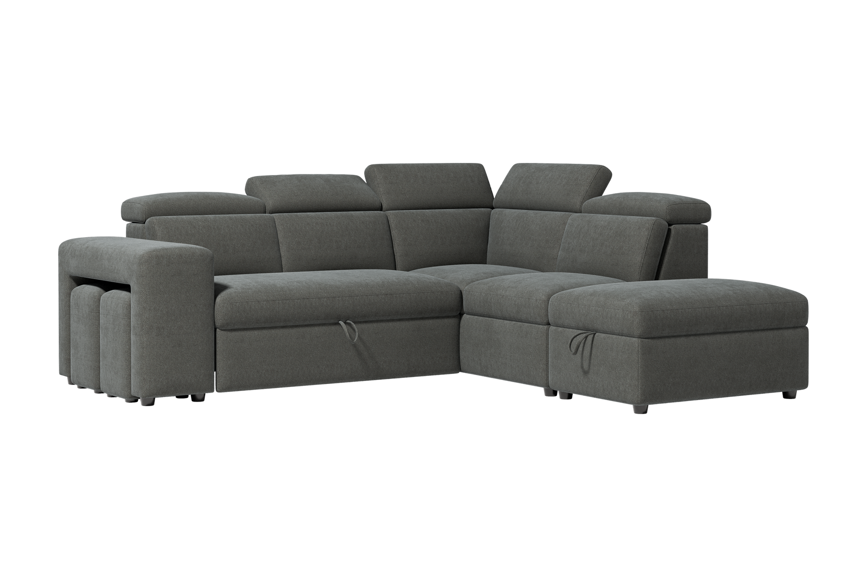 Finn Fabric Sectional Lounge Bed