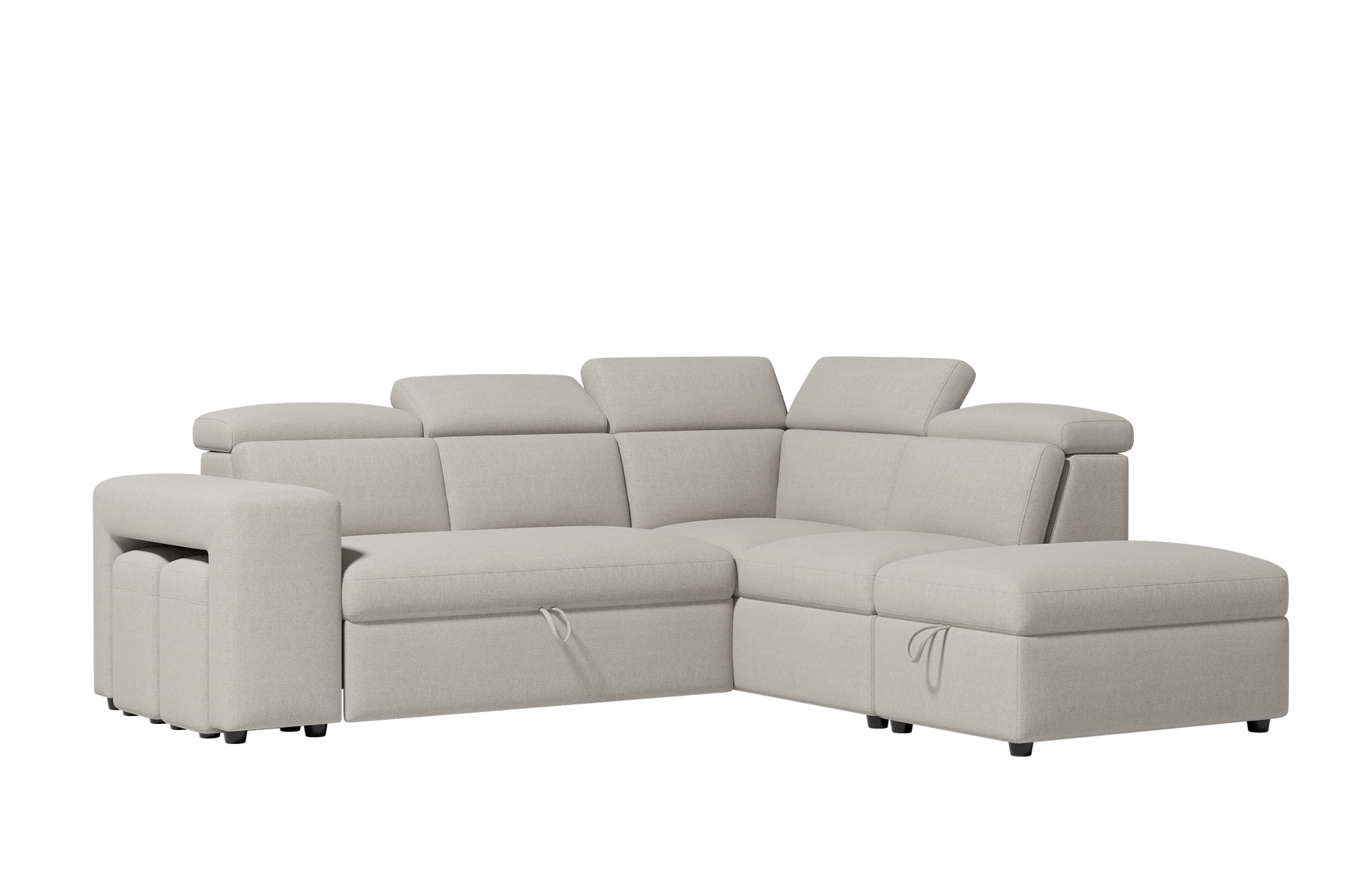 Finn Fabric Sectional Lounge Bed