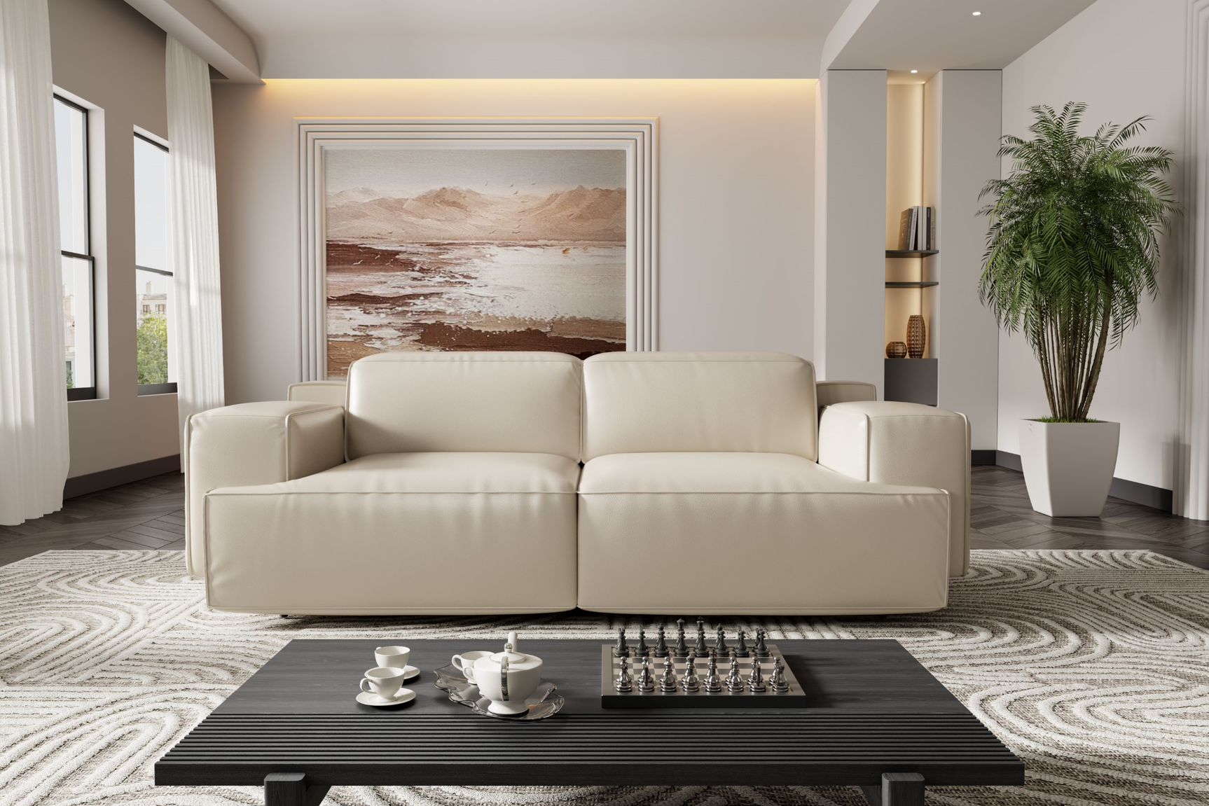 Valentina Leather Recliner Lounge