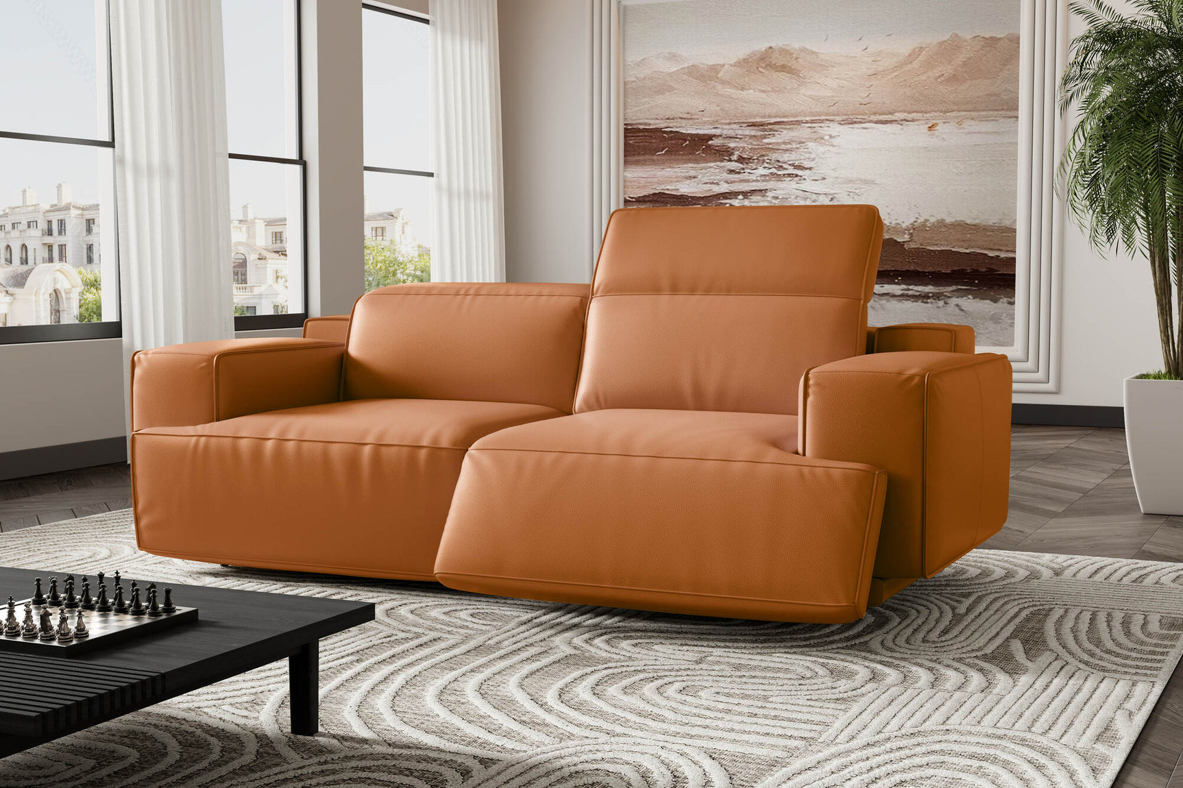Valentina Leather Recliner Lounge