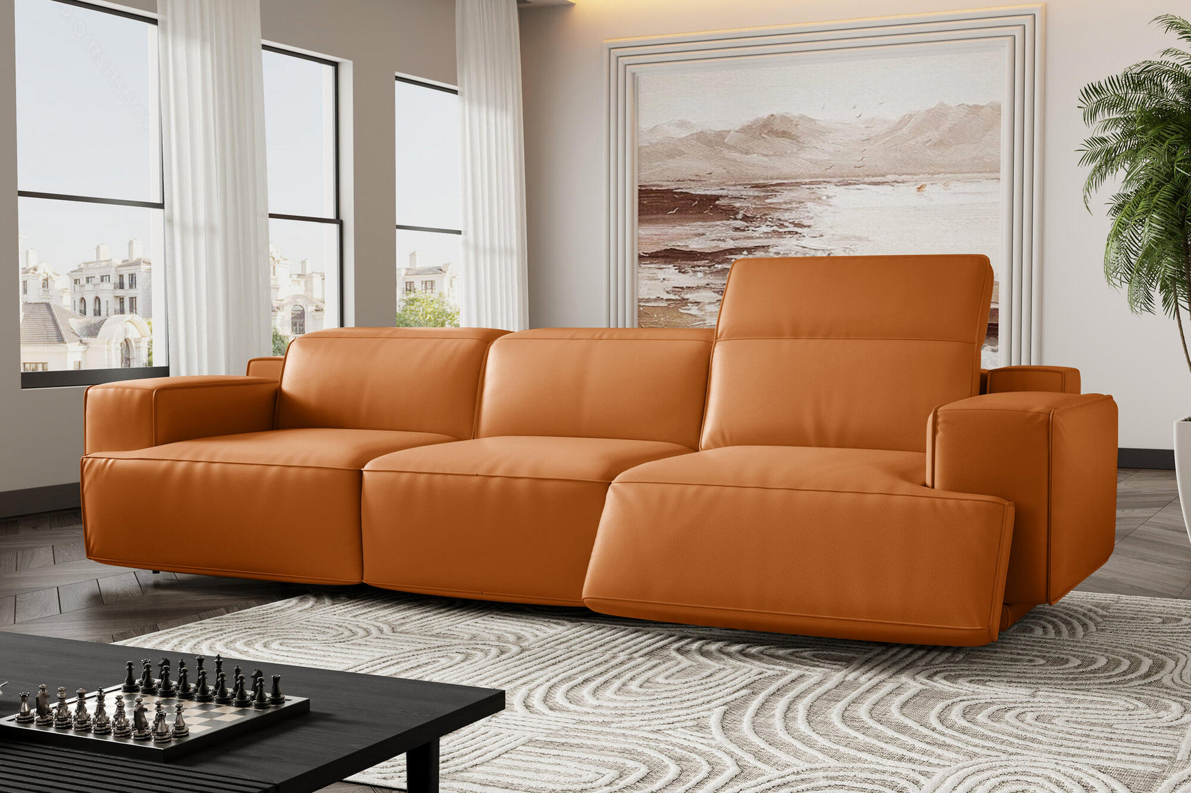 Valentina Leather Recliner Lounge
