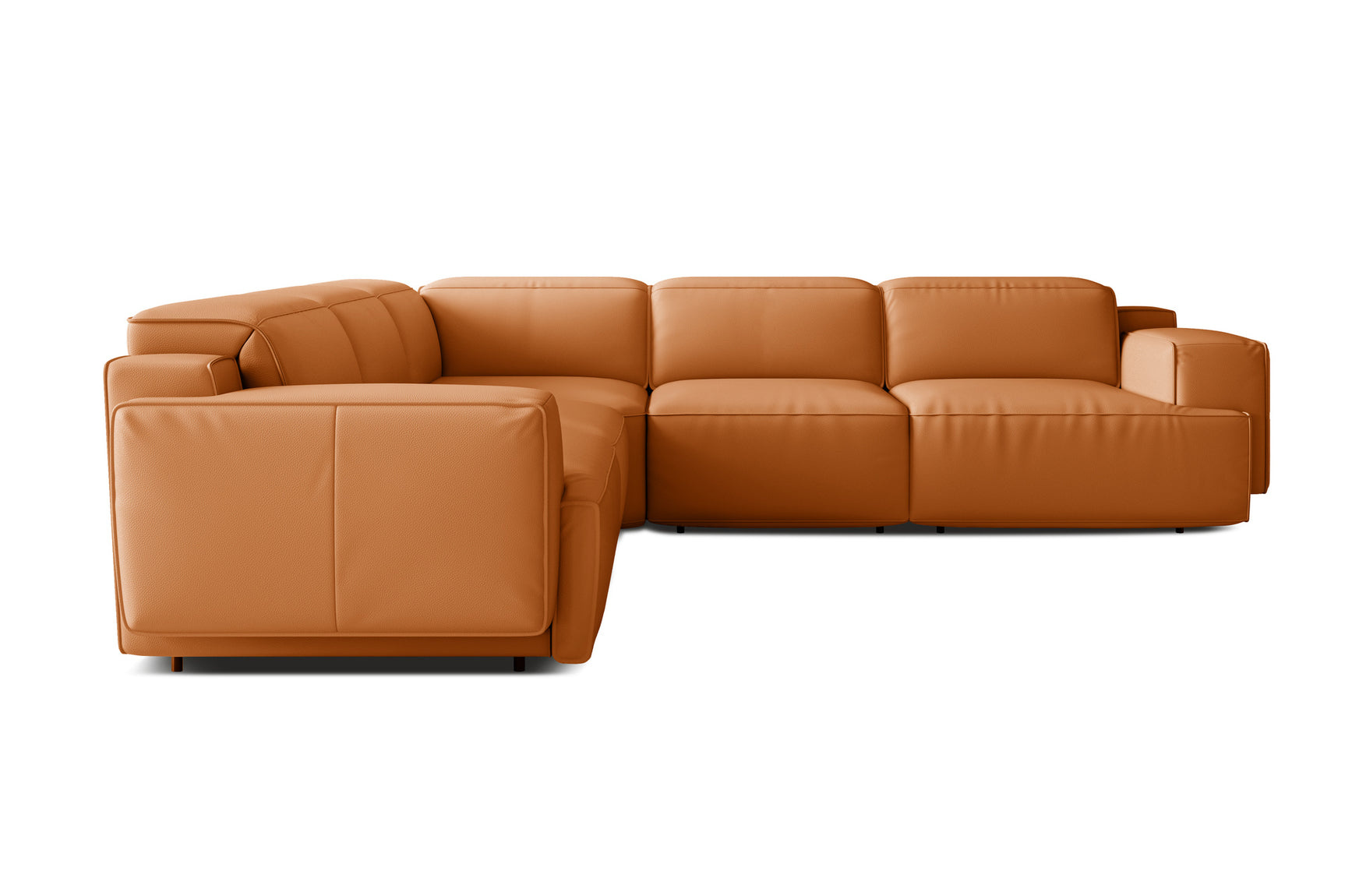 Valentina Leather Corner Recliner Sectional