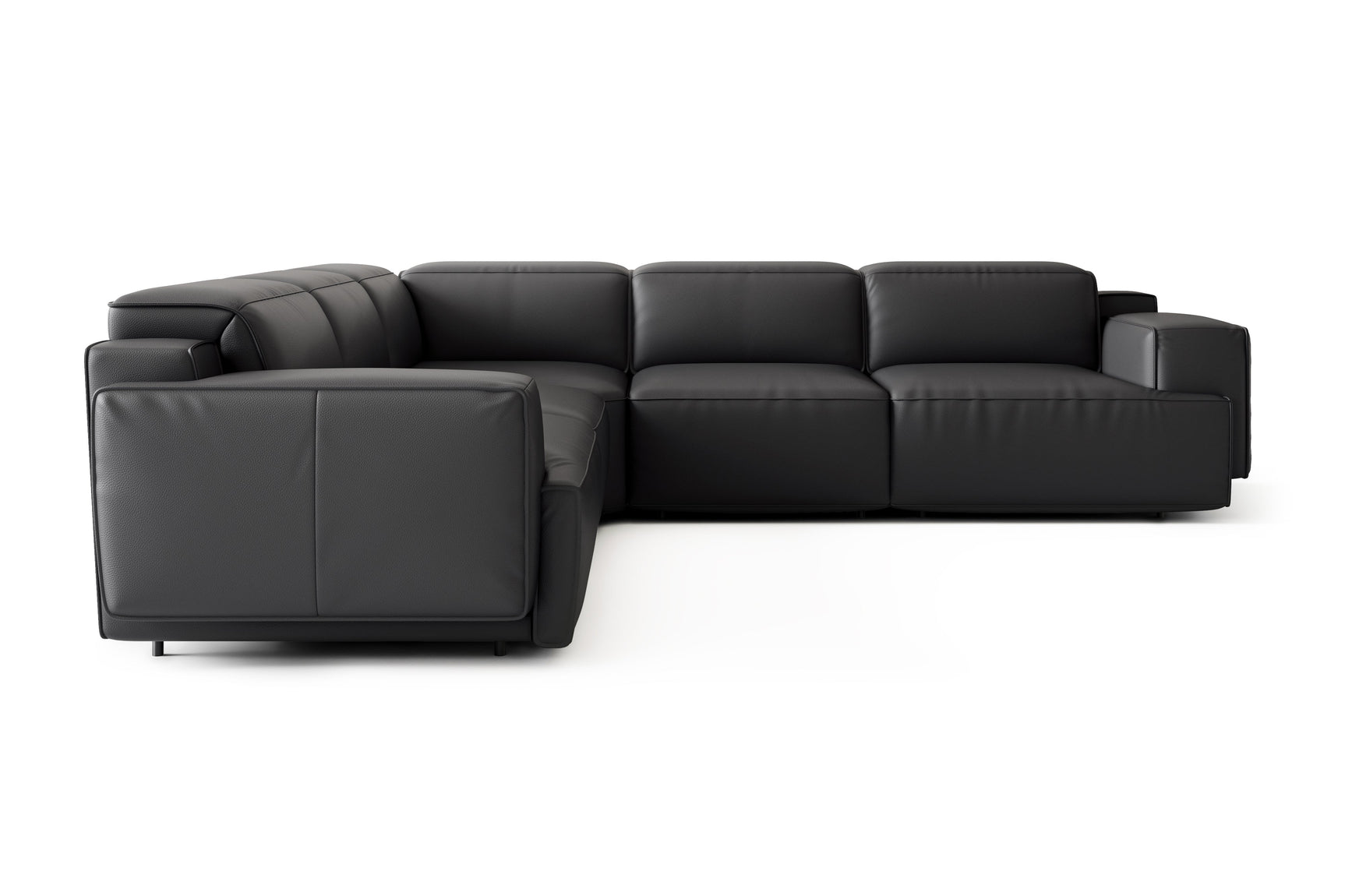 Valentina Leather Corner Recliner Sectional
