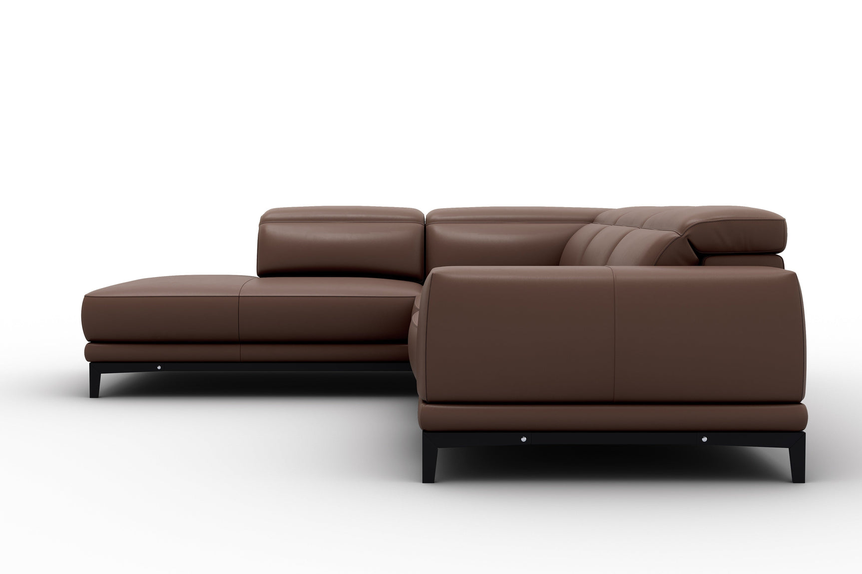 Valletta Leather Corner Sectional Lounge
