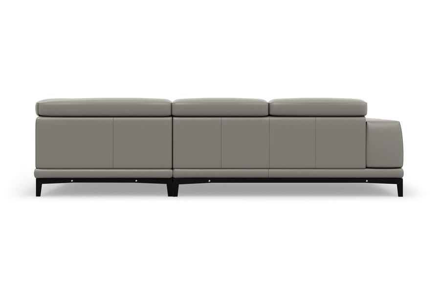 Valletta Leather Corner Sectional Lounge