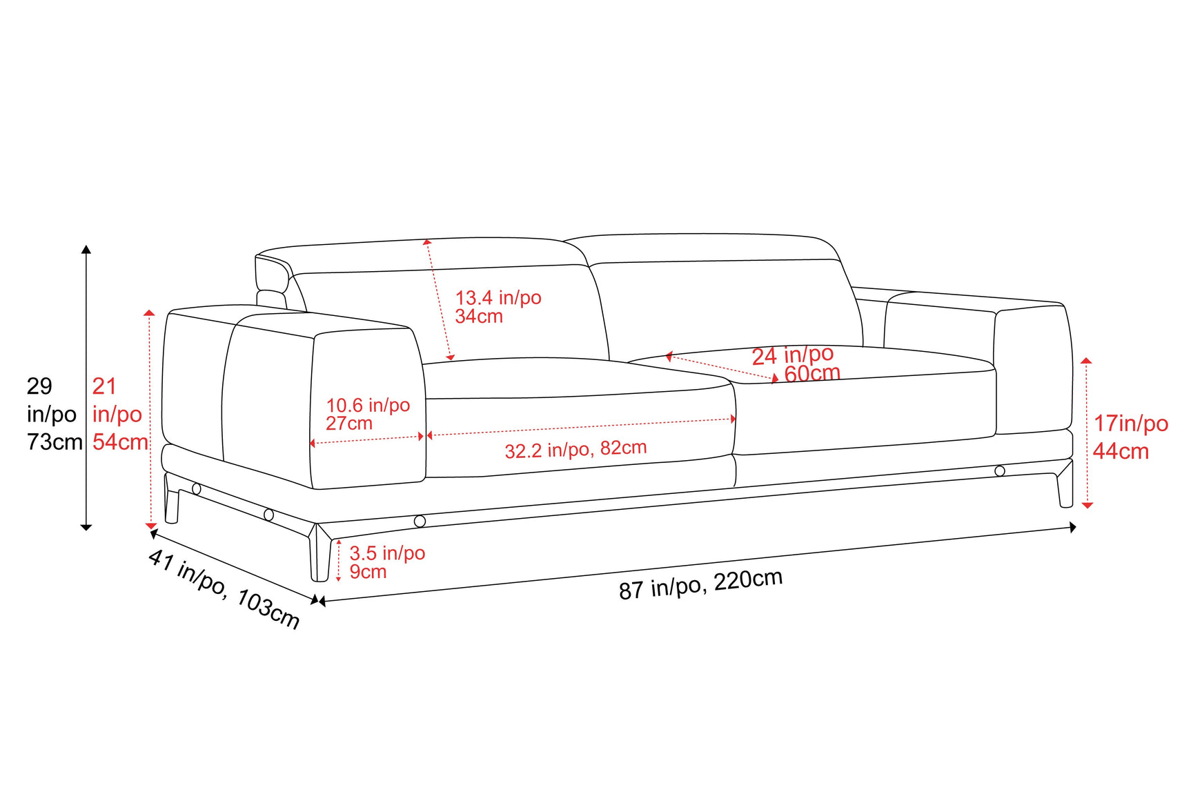 Valletta Leather Lounge