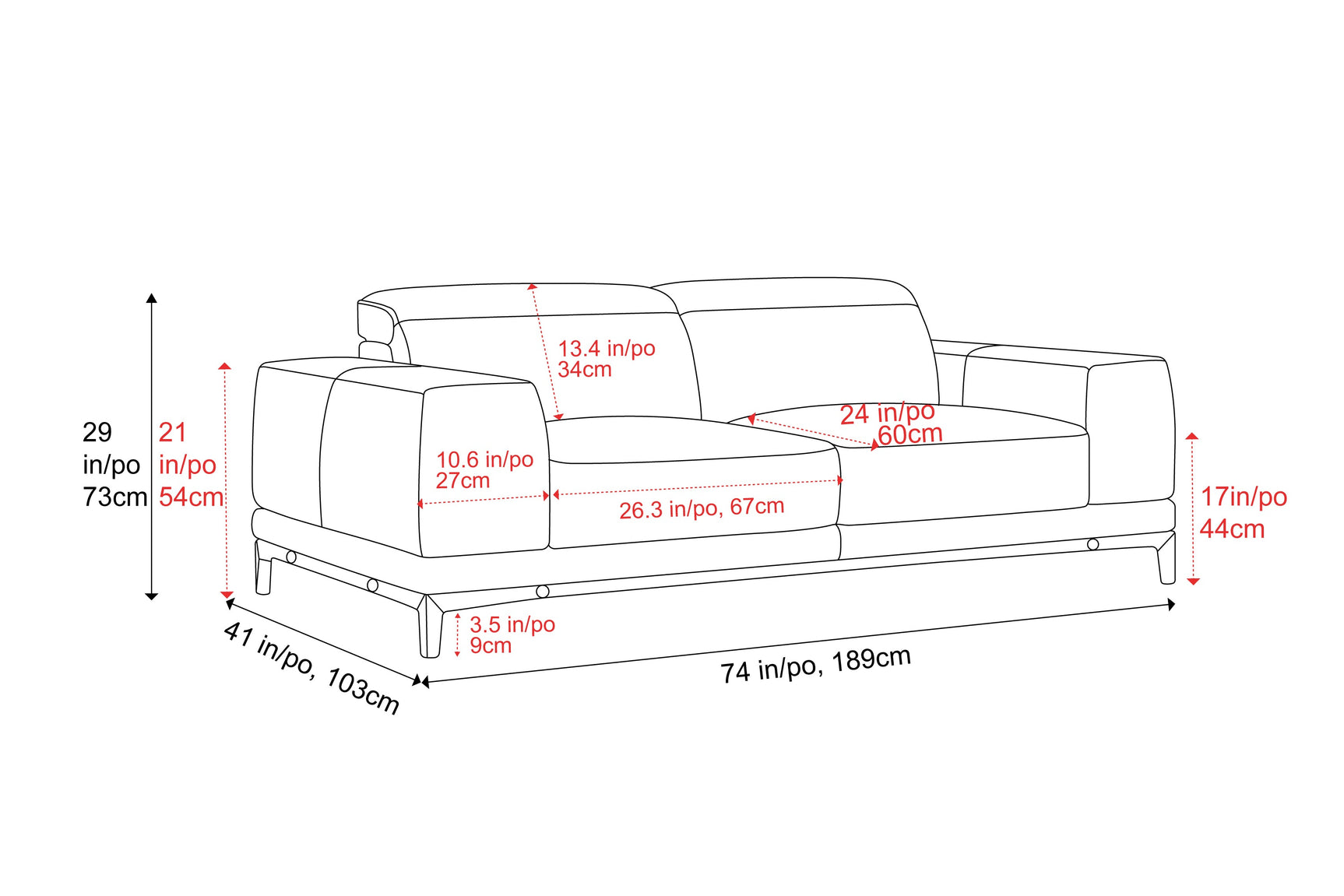 Valletta Leather Lounge