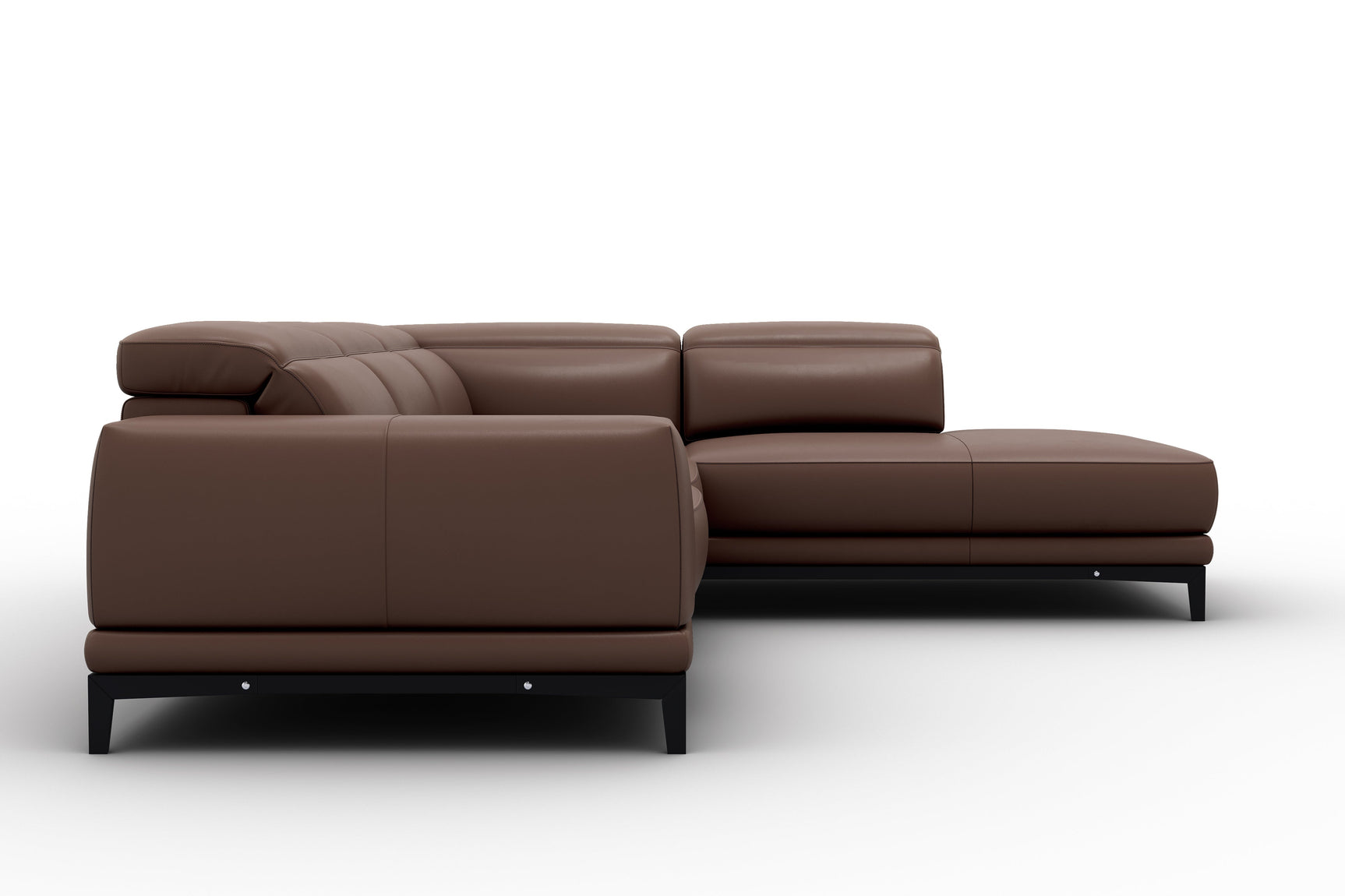 Valletta Leather Corner Sectional Lounge
