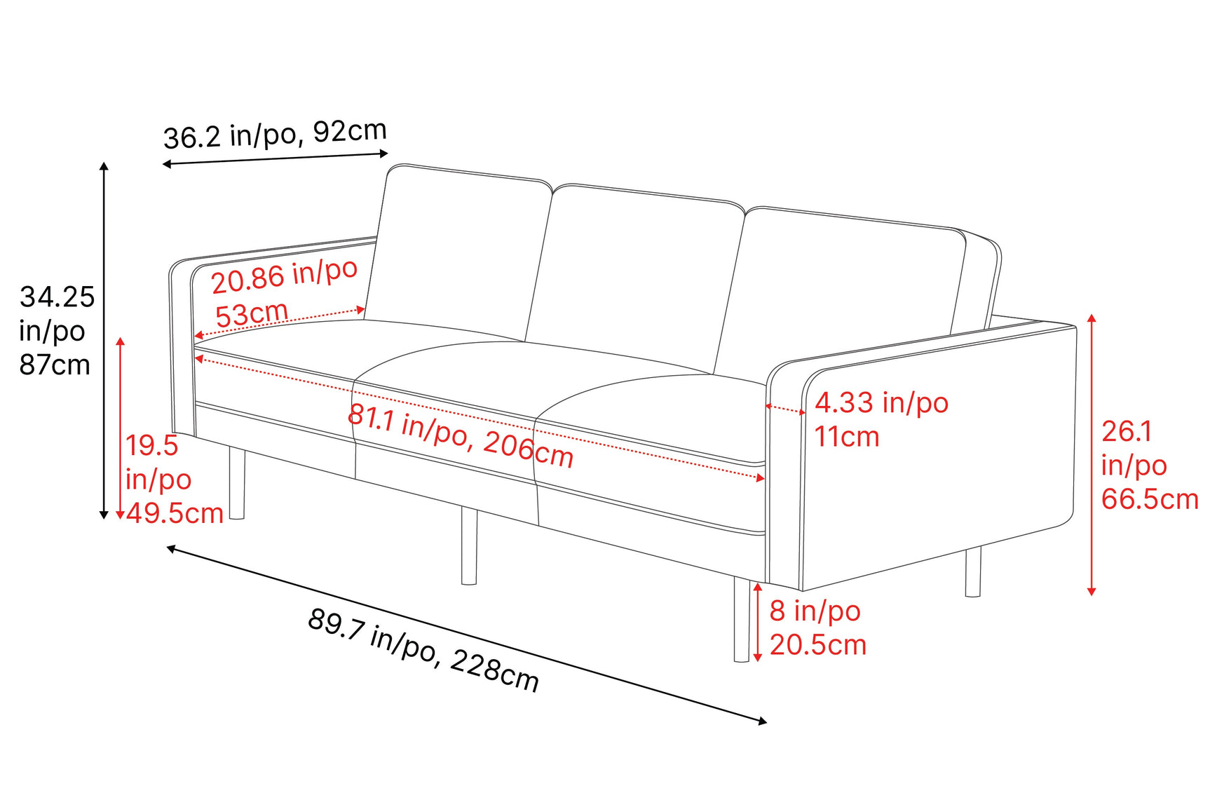 Varese Leather Lounge