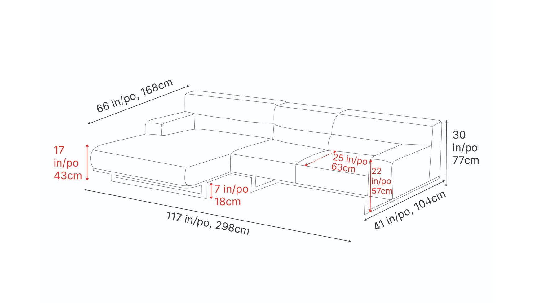 Varna Leather Sectional Lounge