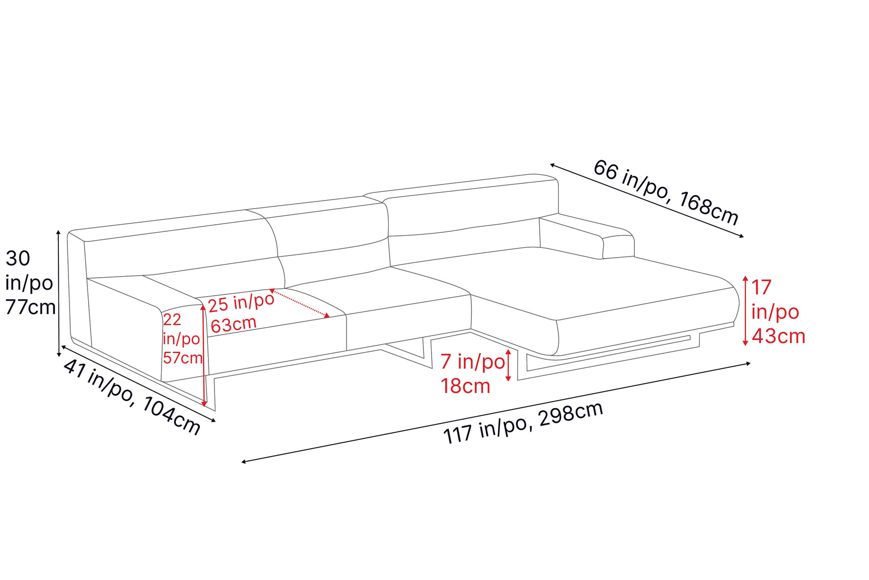 Varna Leather Sectional Lounge