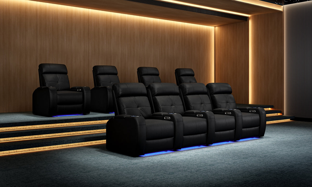 Verona Power Headrest Home Theater Lounge