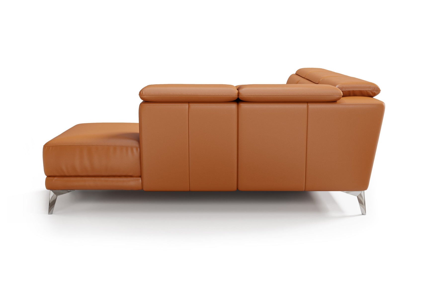 Pista Leather Reclining Sectional Lounge