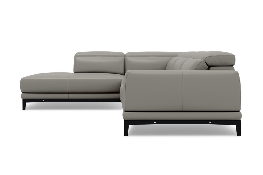 Valletta Leather Corner Sectional Lounge
