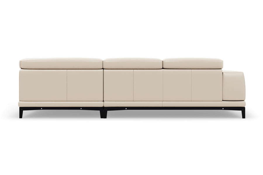 Valletta Leather Corner Sectional Lounge
