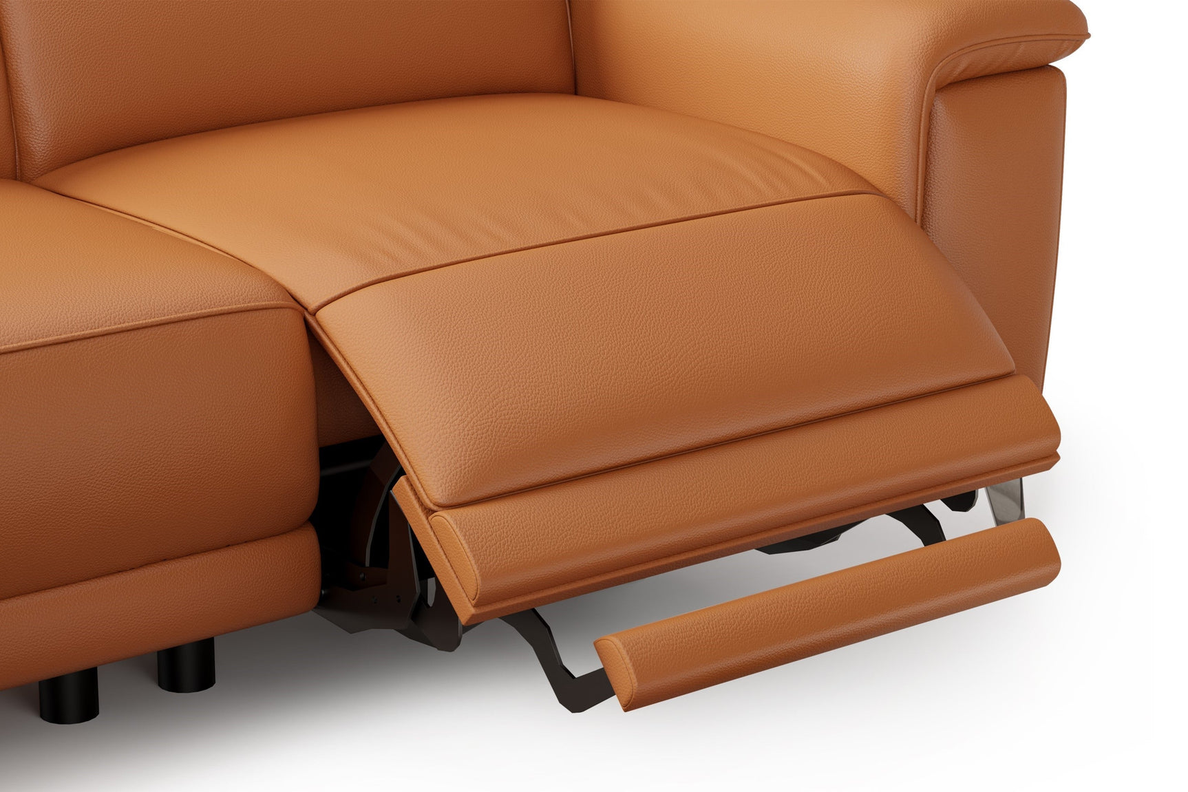 Pista Leather Reclining Sectional Lounge