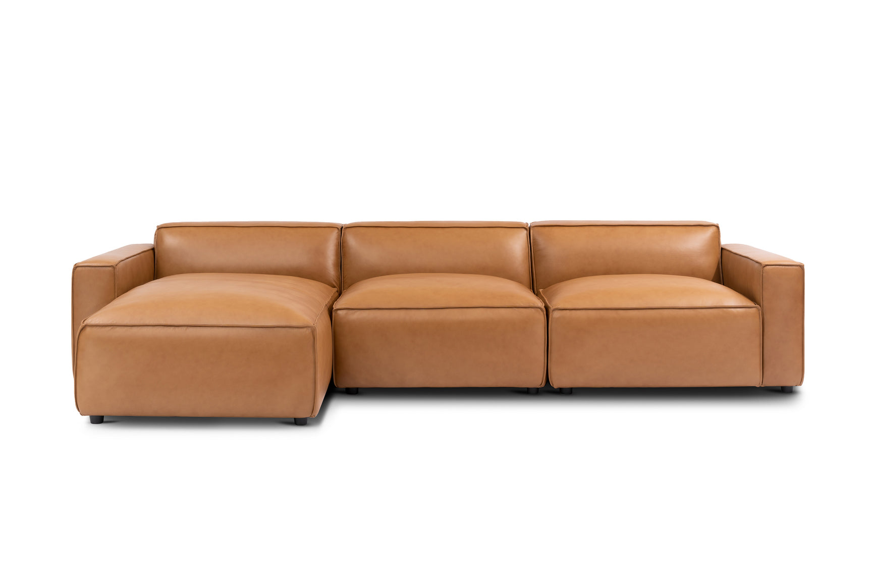 Nathan Leather Modular Sectional Lounge