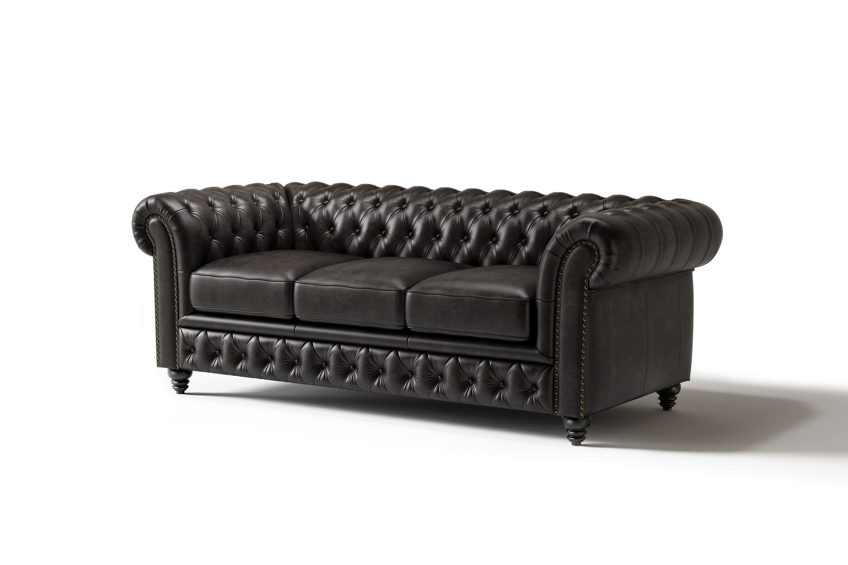 Parma Leather Chesterfield Lounge