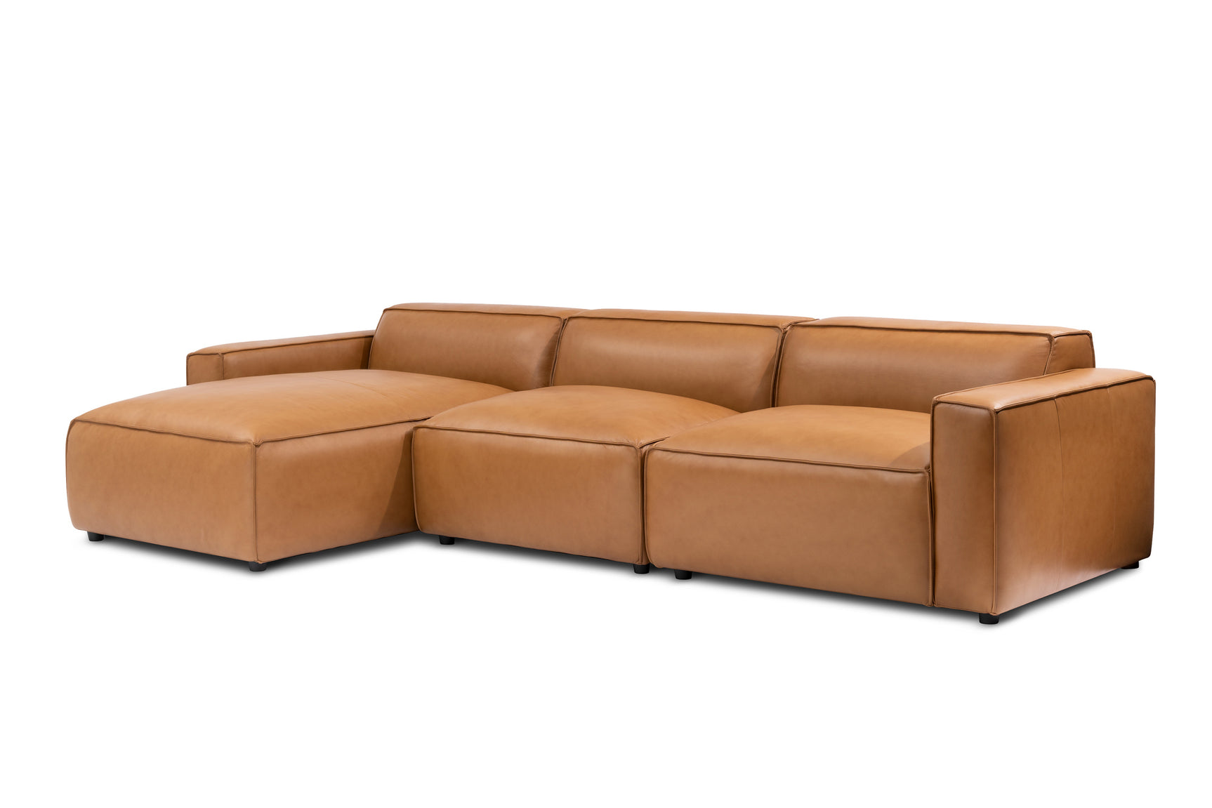 Nathan Leather Modular Sectional Lounge