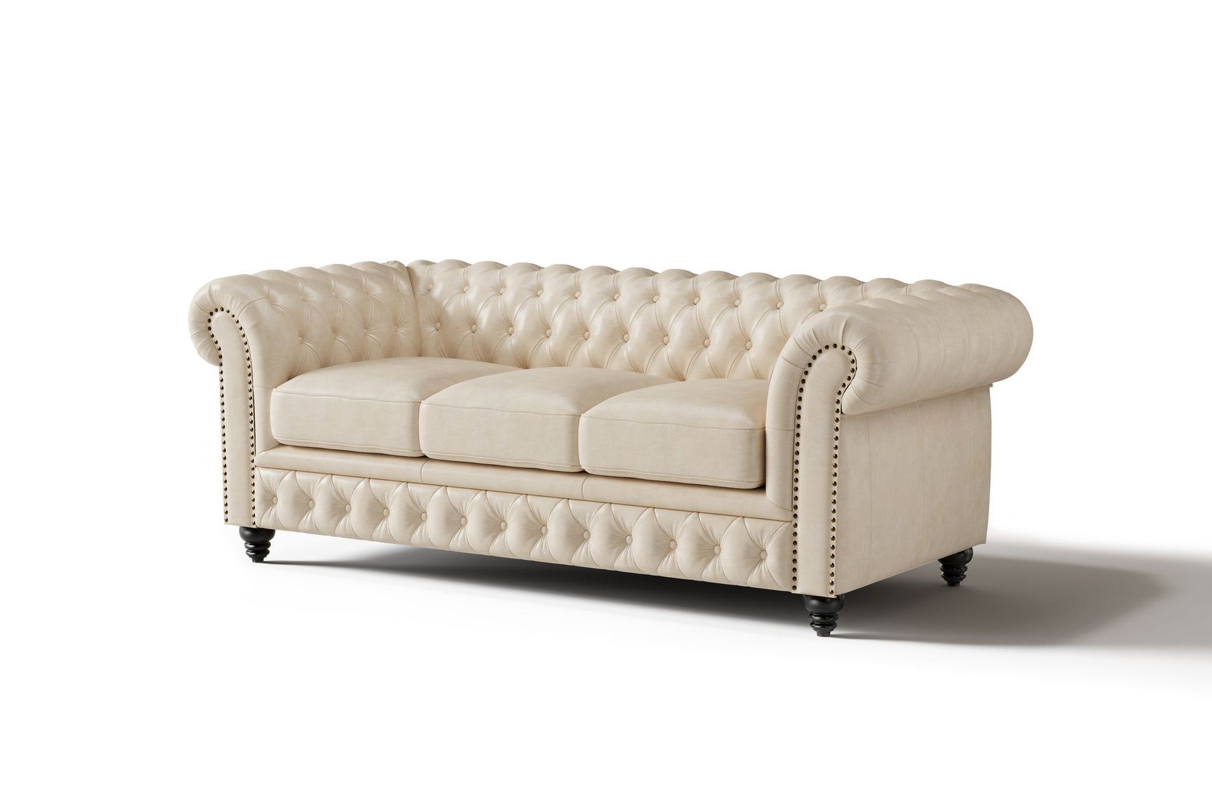 Parma Leather Chesterfield Lounge