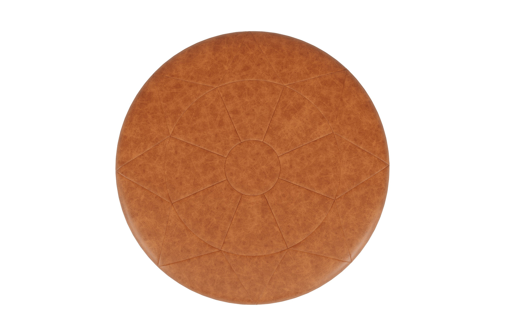 Zoe Leather Ottoman
