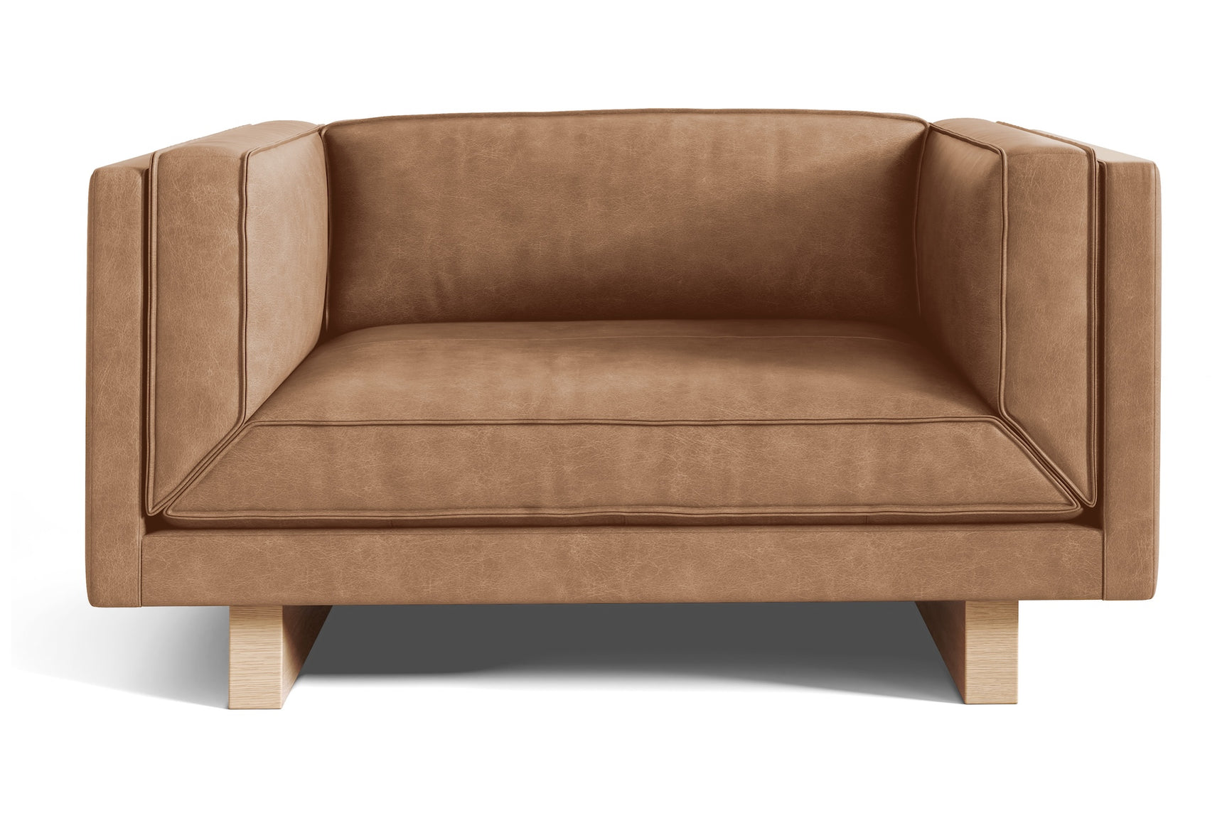 Alaina Leather Accent Chair