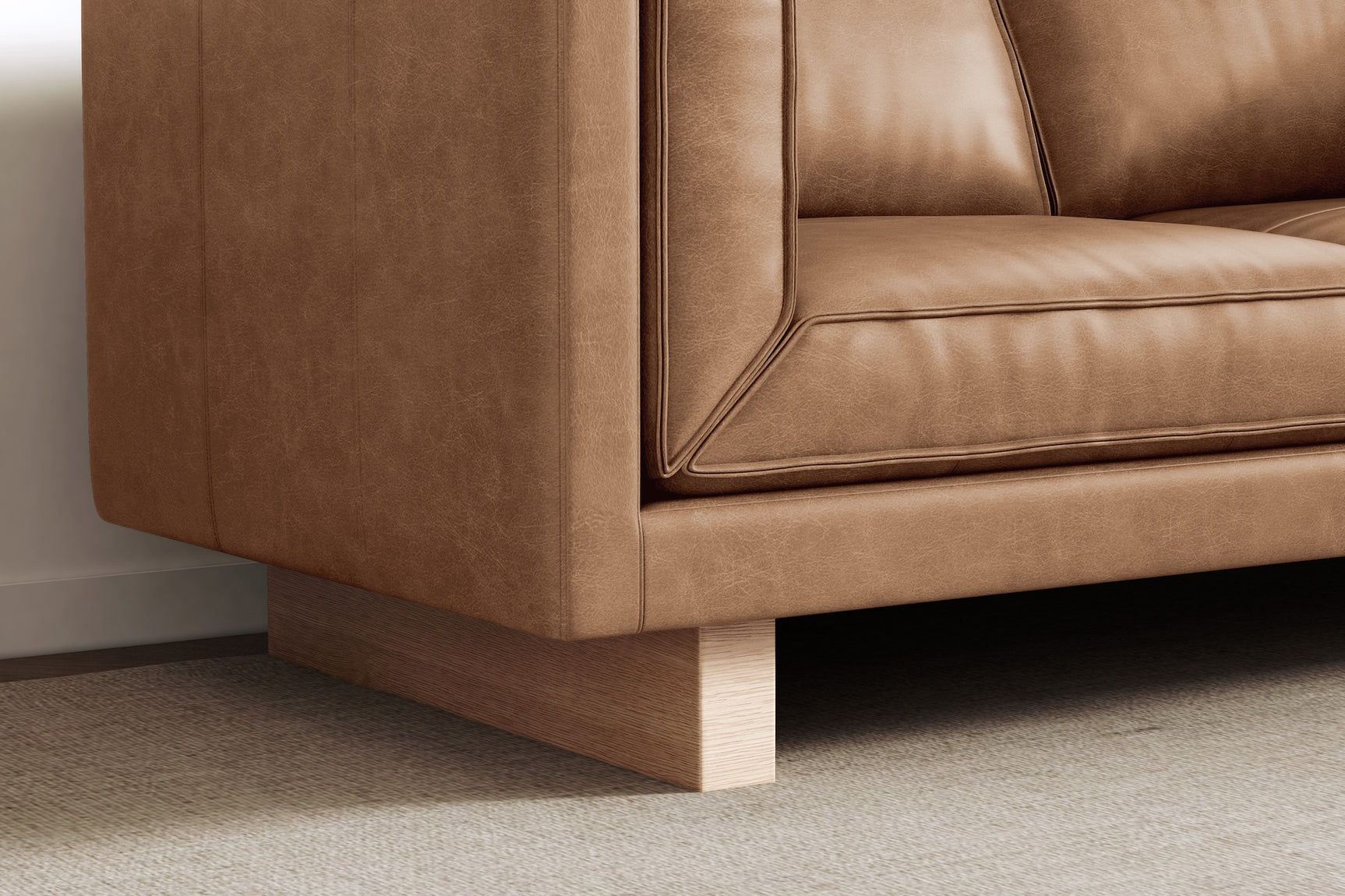 Alaina Leather Lounge