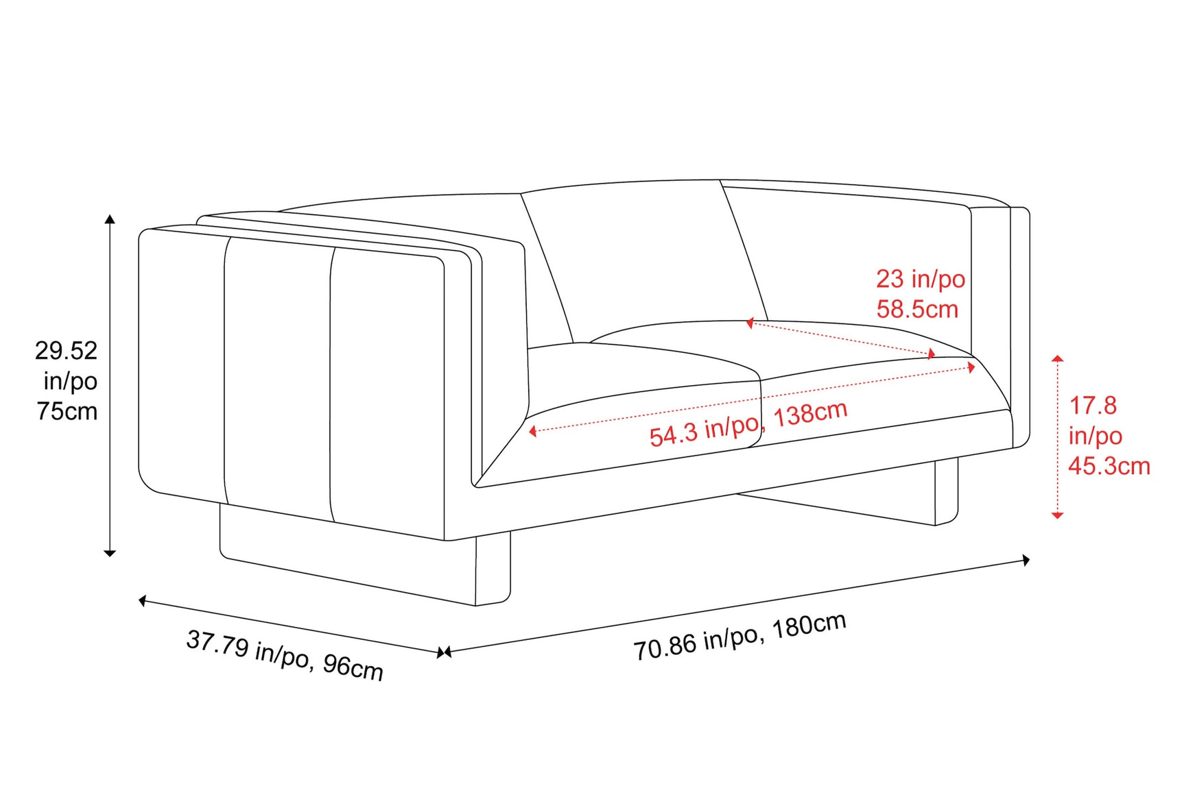 Alaina Leather Lounge